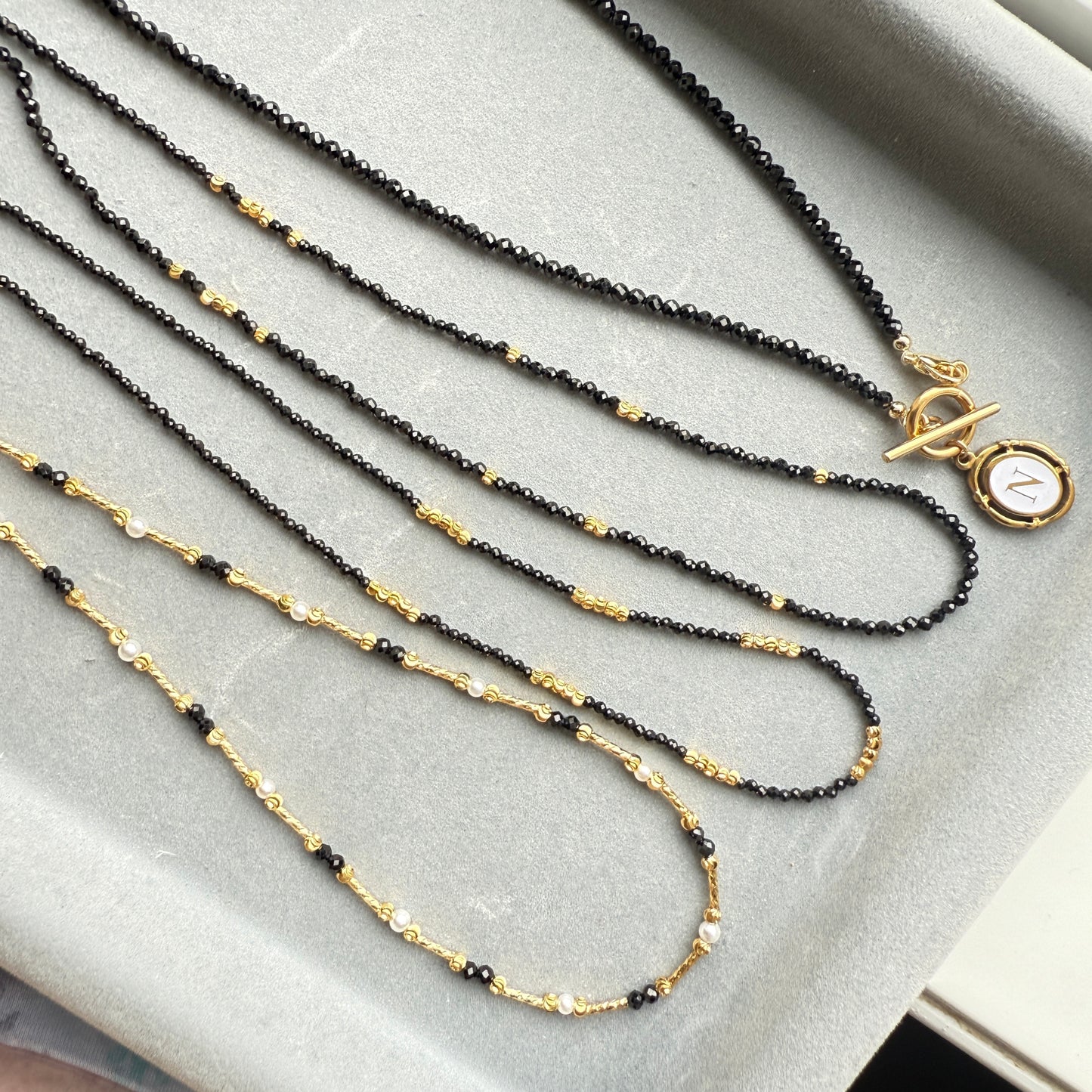 Black Spinel necklace