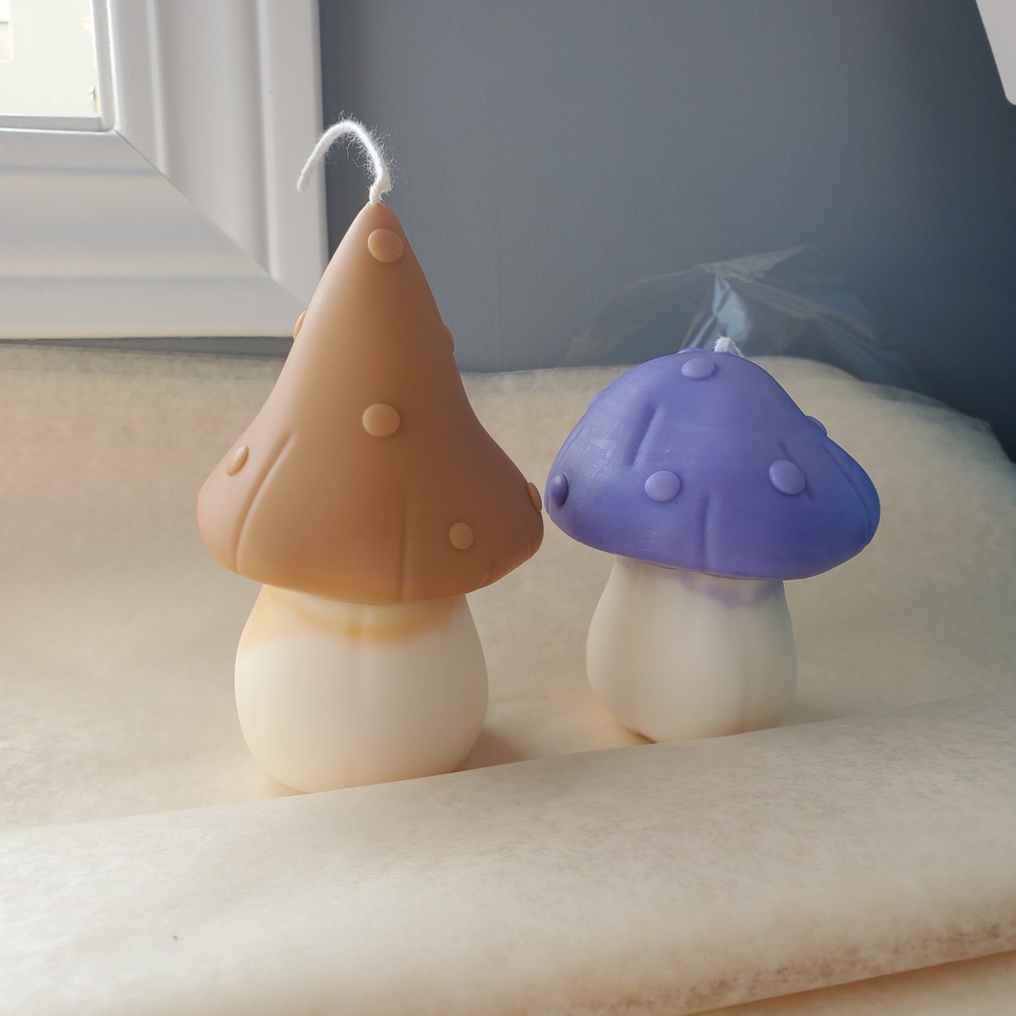 mushroom candle, Christmas gift, home decor, soy wax candle, birthday gift