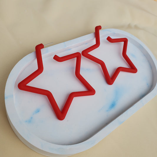 Colorful Star earrings