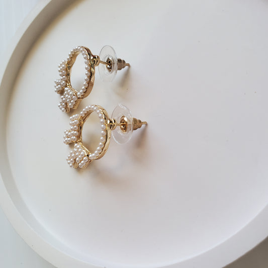 Bowknot girl earrings