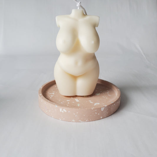 Curvy women body candle