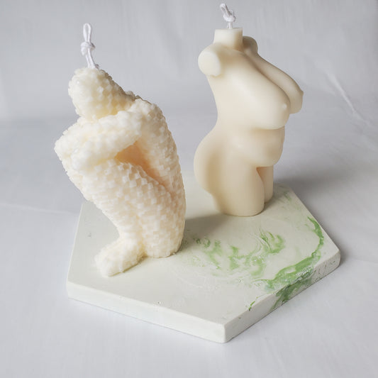 Curvy women body candle