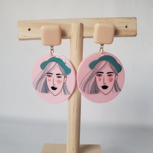 Art attack earrings