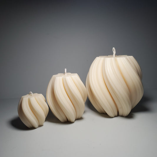 Swirl candle