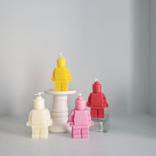 Lego man candle