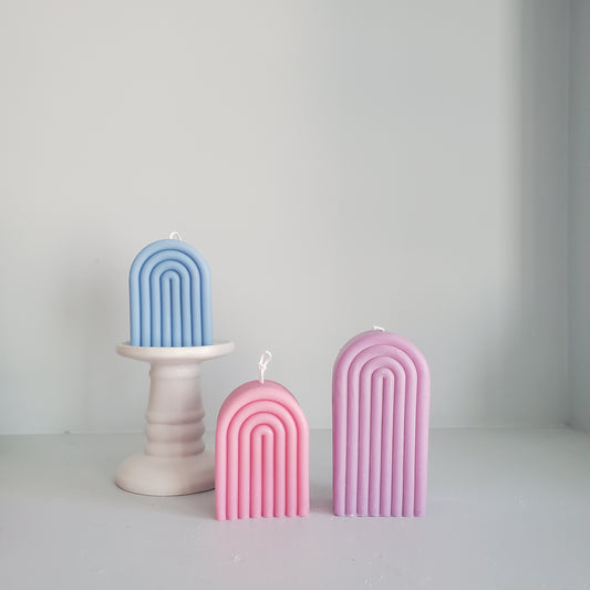 Rainbow, arch candle