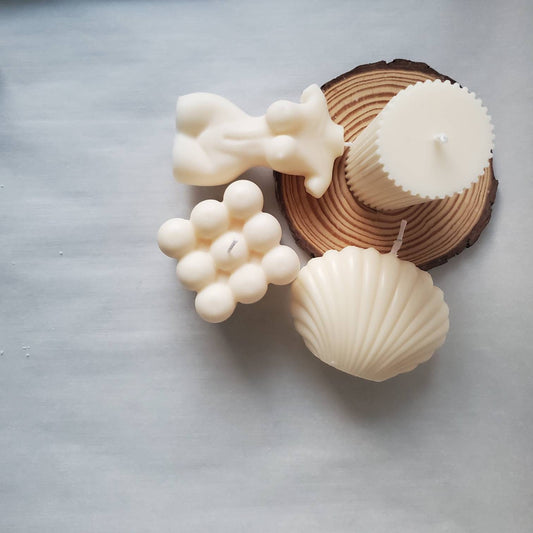 Bubble cube candle gift set