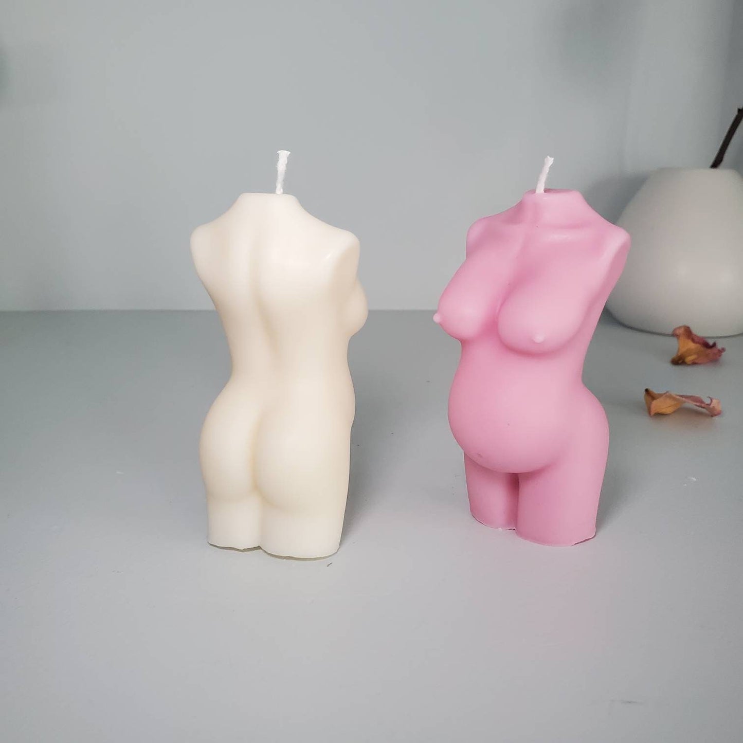 Pregnant Female Body Candle