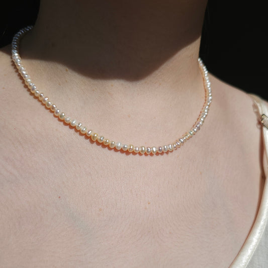 Custom real pearl necklace