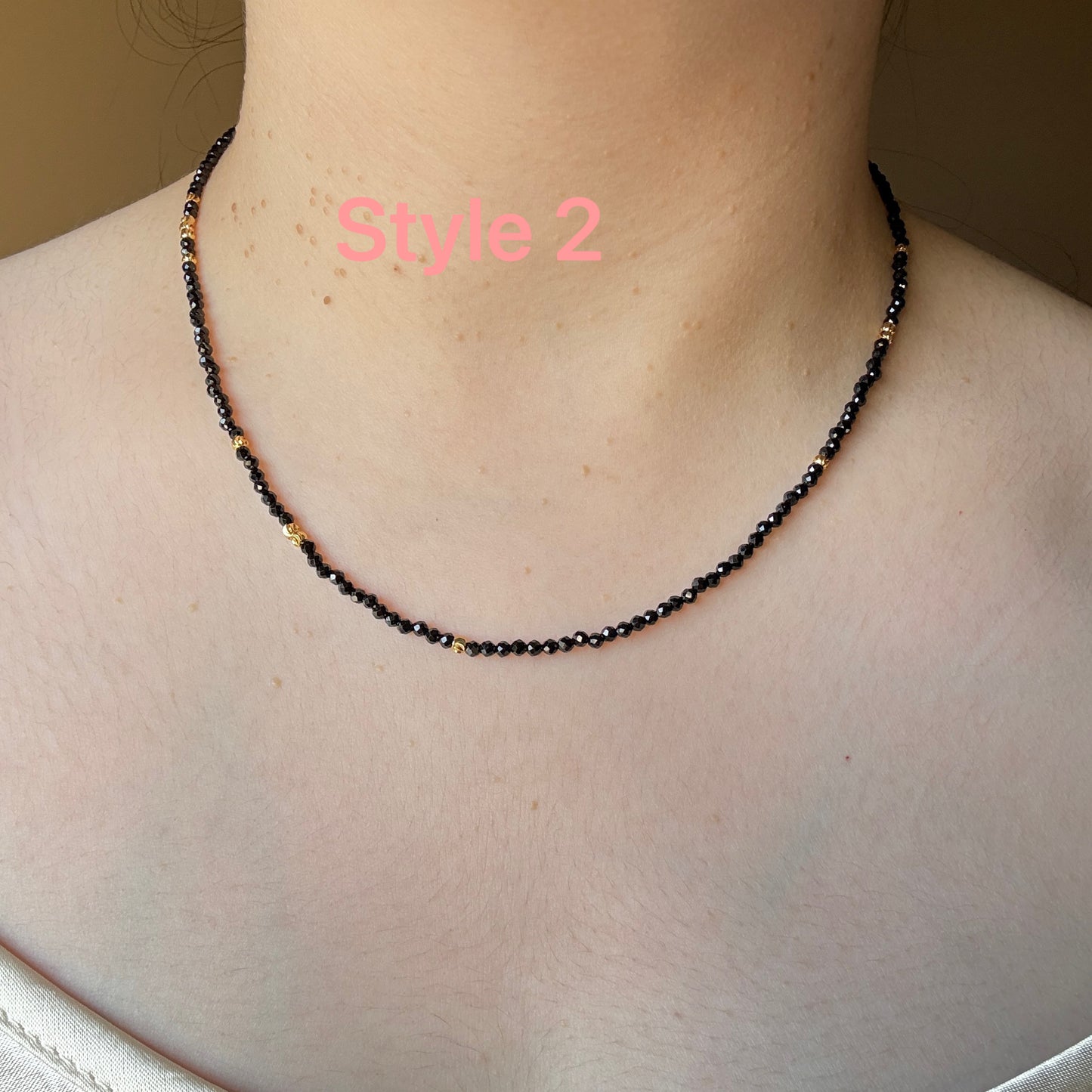 Black Spinel necklace