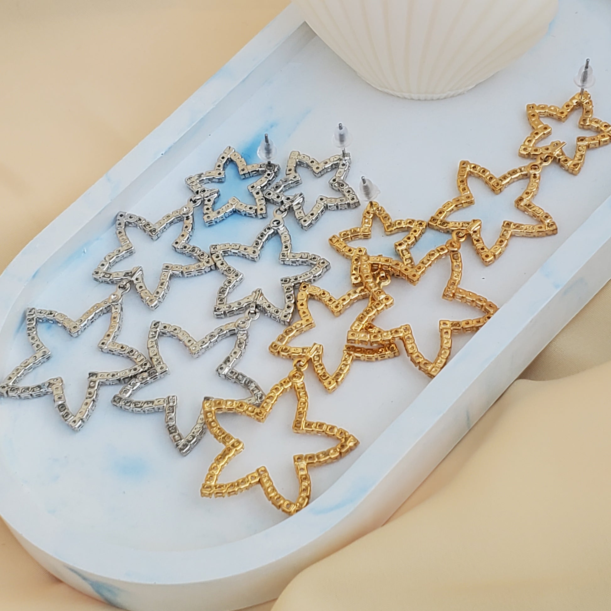 Bling-bling Stars earrings