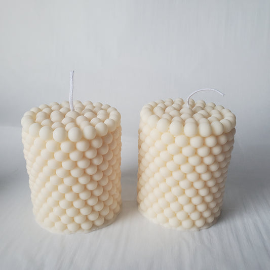 Pearl bubble candle