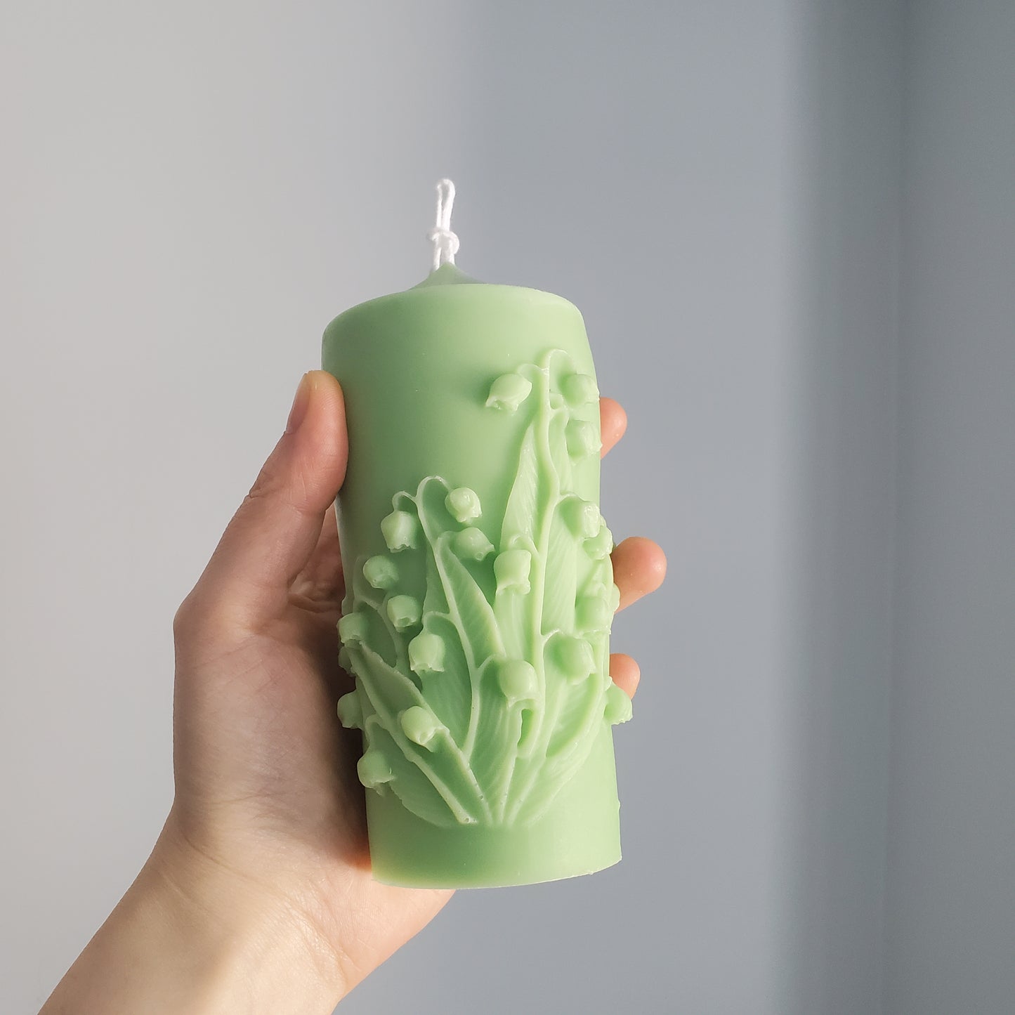 Lily of the valley candle