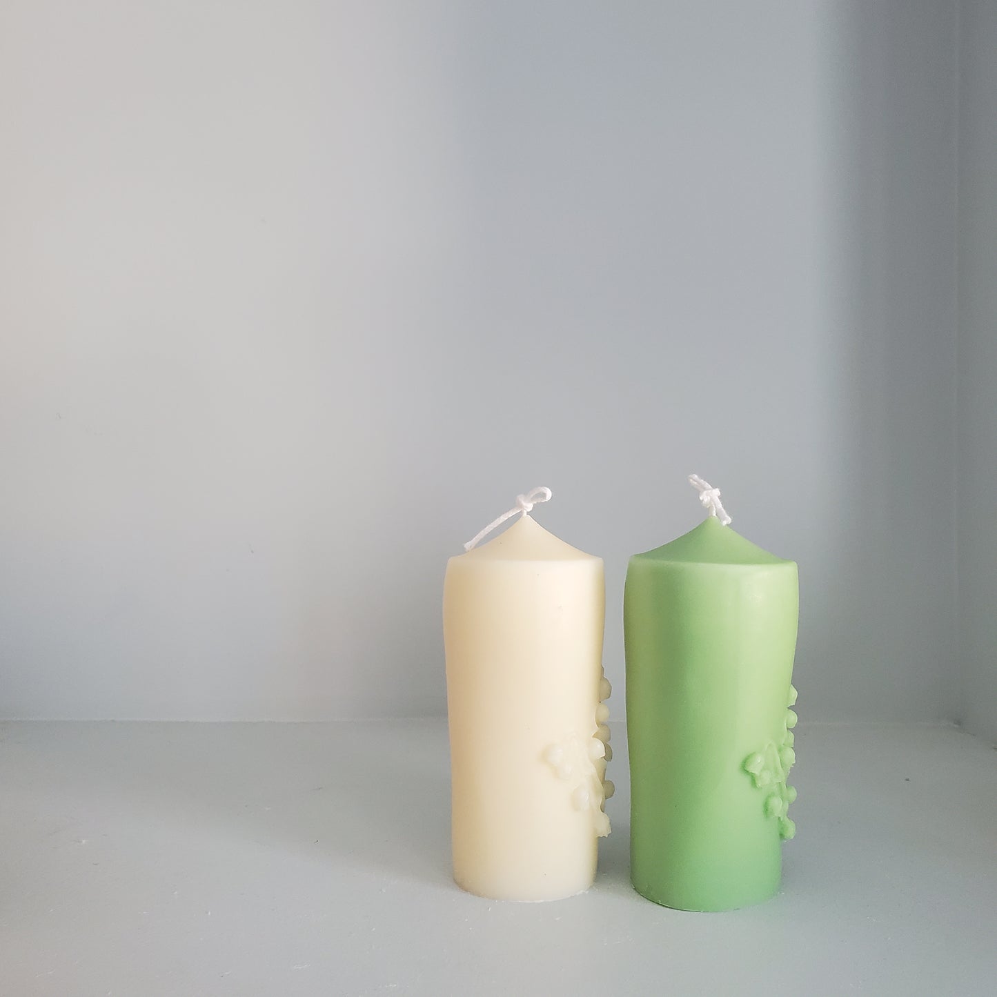 Lily of the valley candle