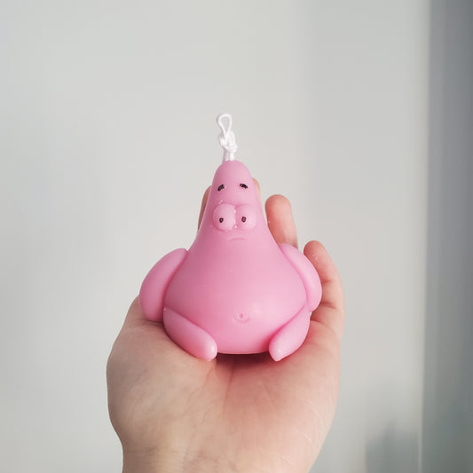 Patrick star candle