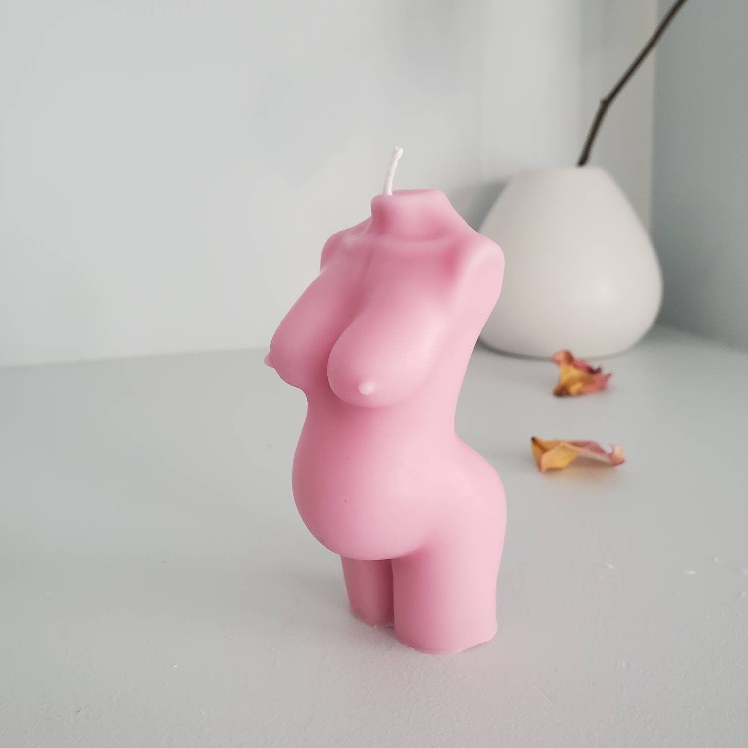 Pregnant Female Body Candle